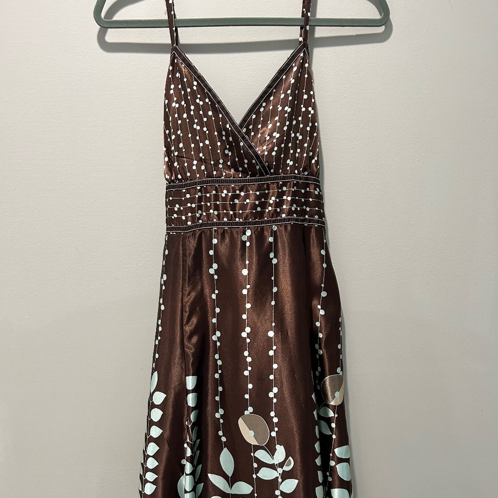 beautiful satin party dress